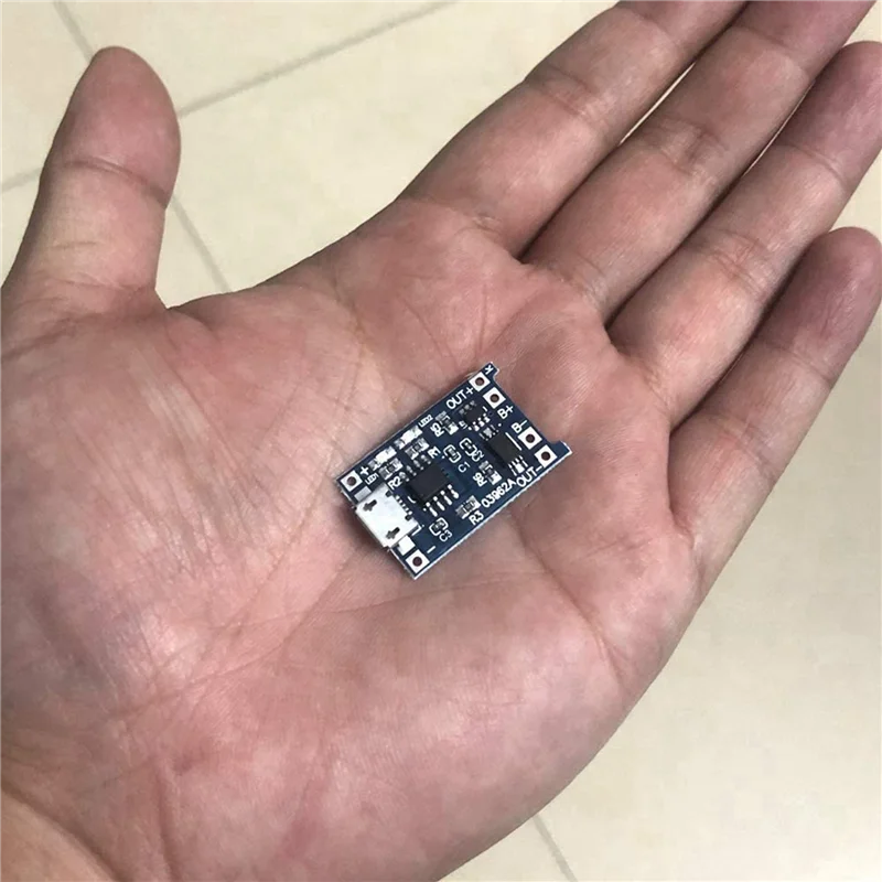 M13K-12PCS Für TP4056 Lade Modul Mit Batterie Schutz 18650 BMS 5V Micro-USB 1A Lade Board Für 18650