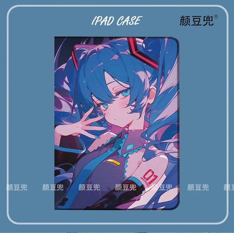 Anime MIKU  Hatsune Case For iPad Air 4 5 10.9 Mini5 6 Case Luxury Silicone For Pro 12.9 11 10.5 9.7 inch Case For iPad 10th 9th