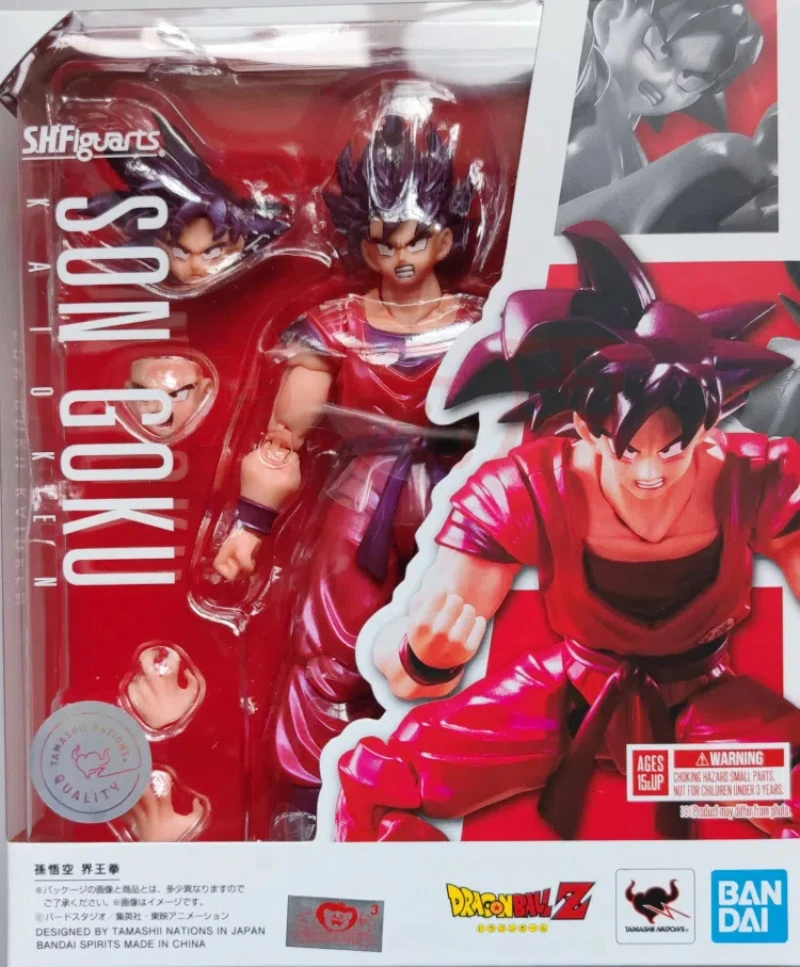 

Genuine Anime Dragon Ball King Kai Son Goku Joint mobility Action Figure PVC Model Toys Doll Desk Decor Collectible Gifts boxed
