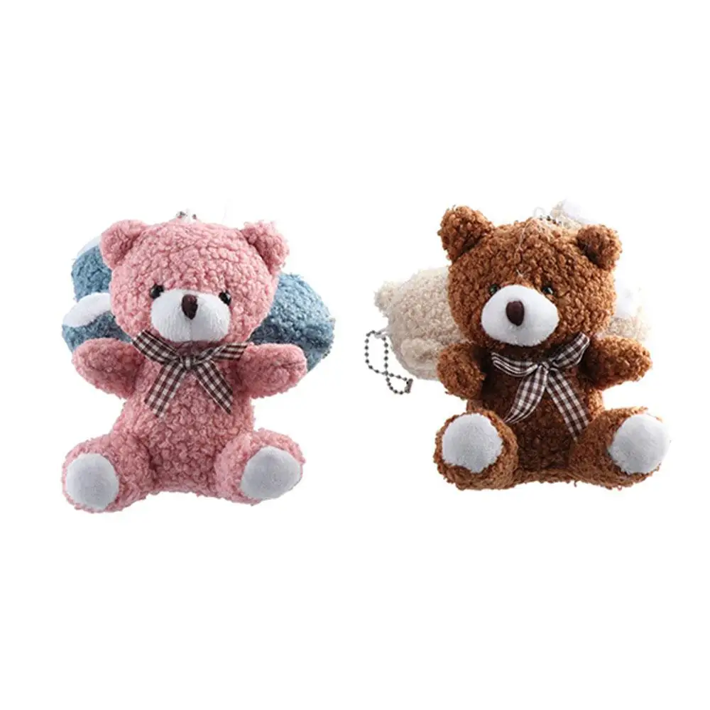 Animais de pelúcia urso chaveiro de pelúcia animal urso casal brinquedo animal urso pingente de pelúcia macio boneca de pelúcia animais de pelúcia boneca