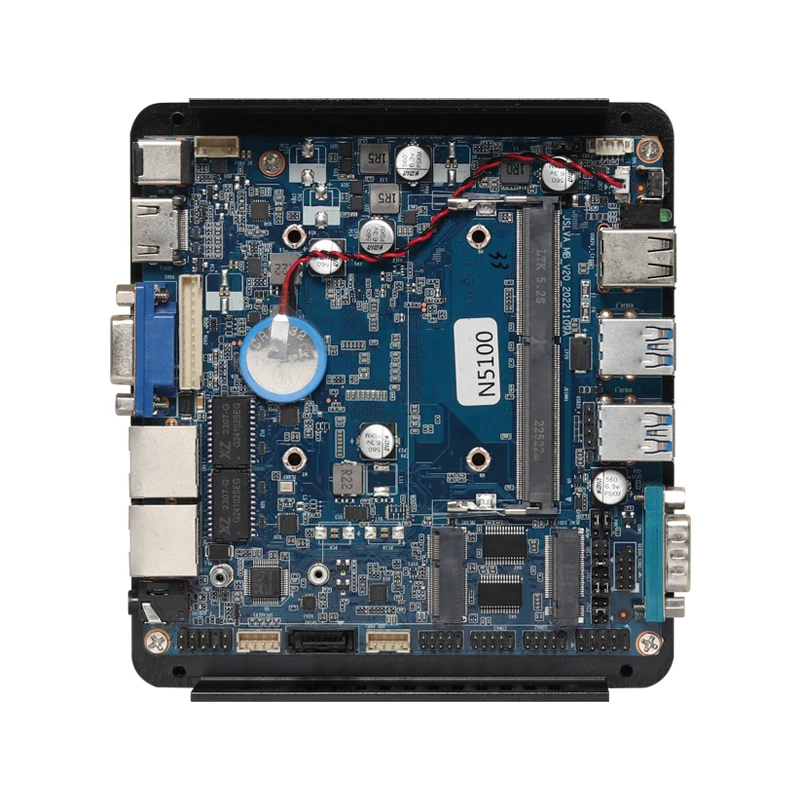 XCY X30 Безвентиляторный промышленный ПК Процессор Intel Celeron N5100 4x COM DB9 RS232/485 2x LAN 6x USB M.2 SSD Mini PICE Win10/11 Linux