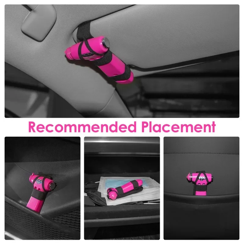 

1pc Car safety hammer, window breaker, emergency escape tool with safety belt cutter
