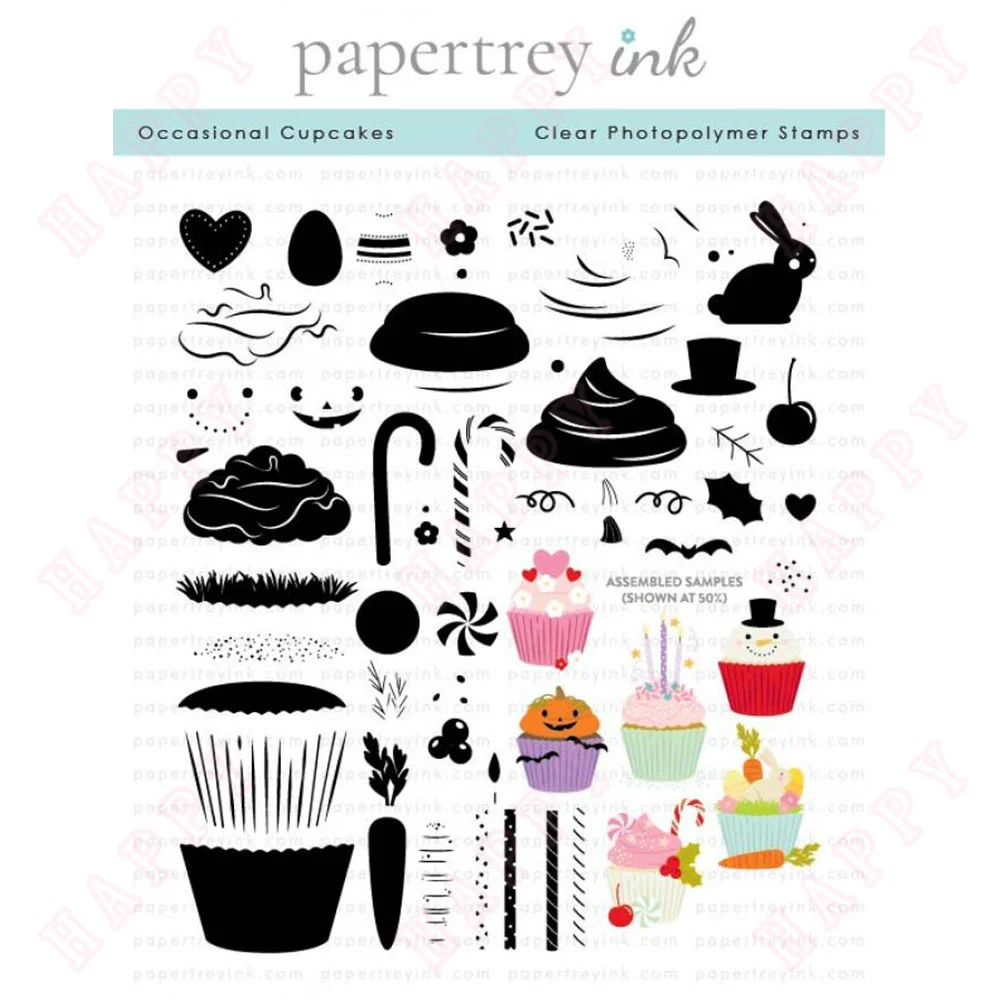 

Occasional Cupcakes Scribble Balloons Cutting Dies And Stamps DIY Scrapbooking Card Stencil Paper Cards Handmade Album Sheets