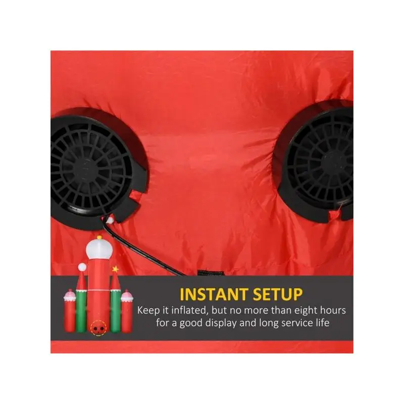 زينة عيد الميلاد القابلة للنفخ لقضاء العطلات في الهواء الطلق، زخرفة حديقة عيد الميلاد الاحتفالية، ديكور تفجير لفصل الشتاء