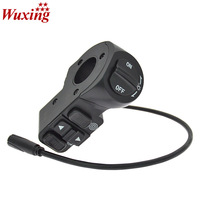 Wuxing electric bicycle 3 in 1 switch electric bicycle scooter headlight turn signal horn control button self-locking switch