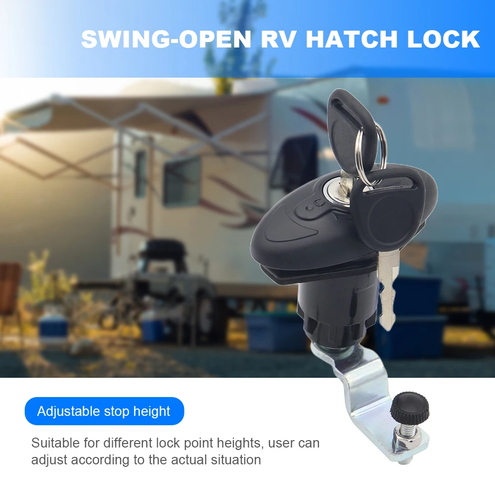 خزانة قفل كامة سبائك الزنك RV خزانة مزلاج درج IP65 مقاوم للماء RV مزلاج الباب لقارب تخييم القافلة ل RV يخت متنقل #3