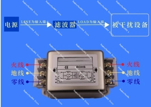 

FOR Taiwan EMI Power Supply Filter CW4L2 3A 6A 10A 20A Dual-stage S Purification Single-phase 220V