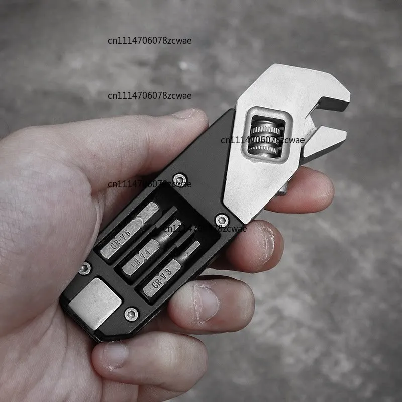 Adjustable Wrench Set Household Folding Hex Key Screwdriver Kit Portable Rope Cutter Tool Multi-function Hand Tools