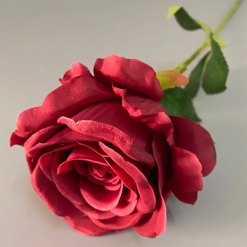 

Rose Flower Branch Artificial Flower Wedding Rose Decor Scene Display Floral Gift Pink White