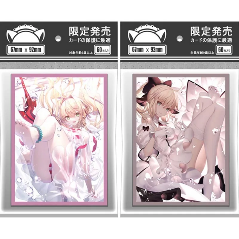 

60 шт./компл., серия FATE FGO Nero, рукав для карт, аниме, игровая коллекция, защитный чехол, подарочная игрушка, 67*92 мм