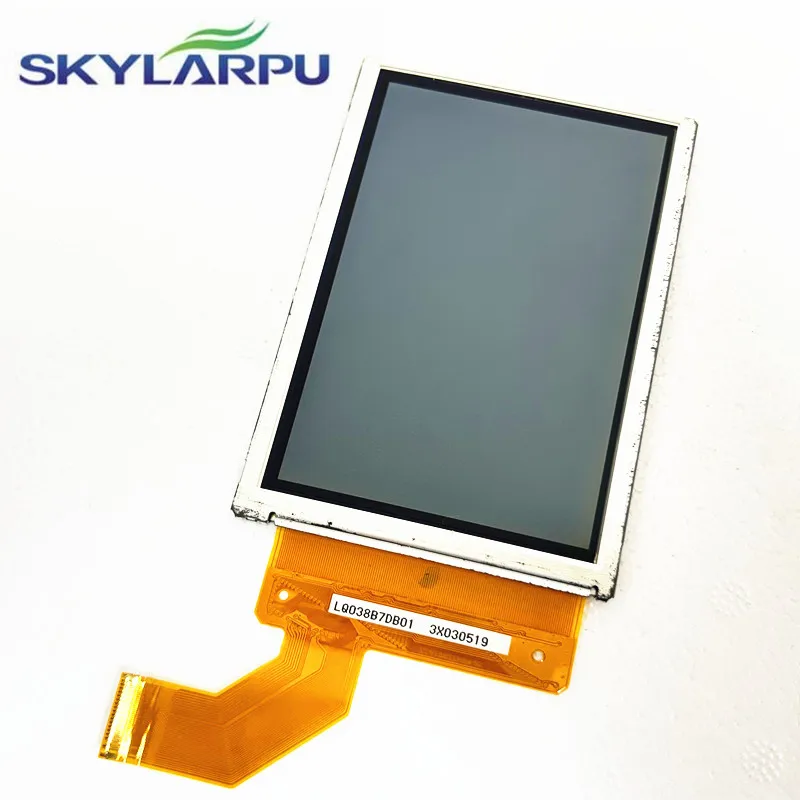 Skylarpu 3.8 "นิ้ว LQ038B7DB01 (ไม่มี Backlight) หน้าจอ LCD สําหรับ GARMIN GPSMAP 276C 278 296 396 496 GPS จอแสดงผล LCD หน้าจอ