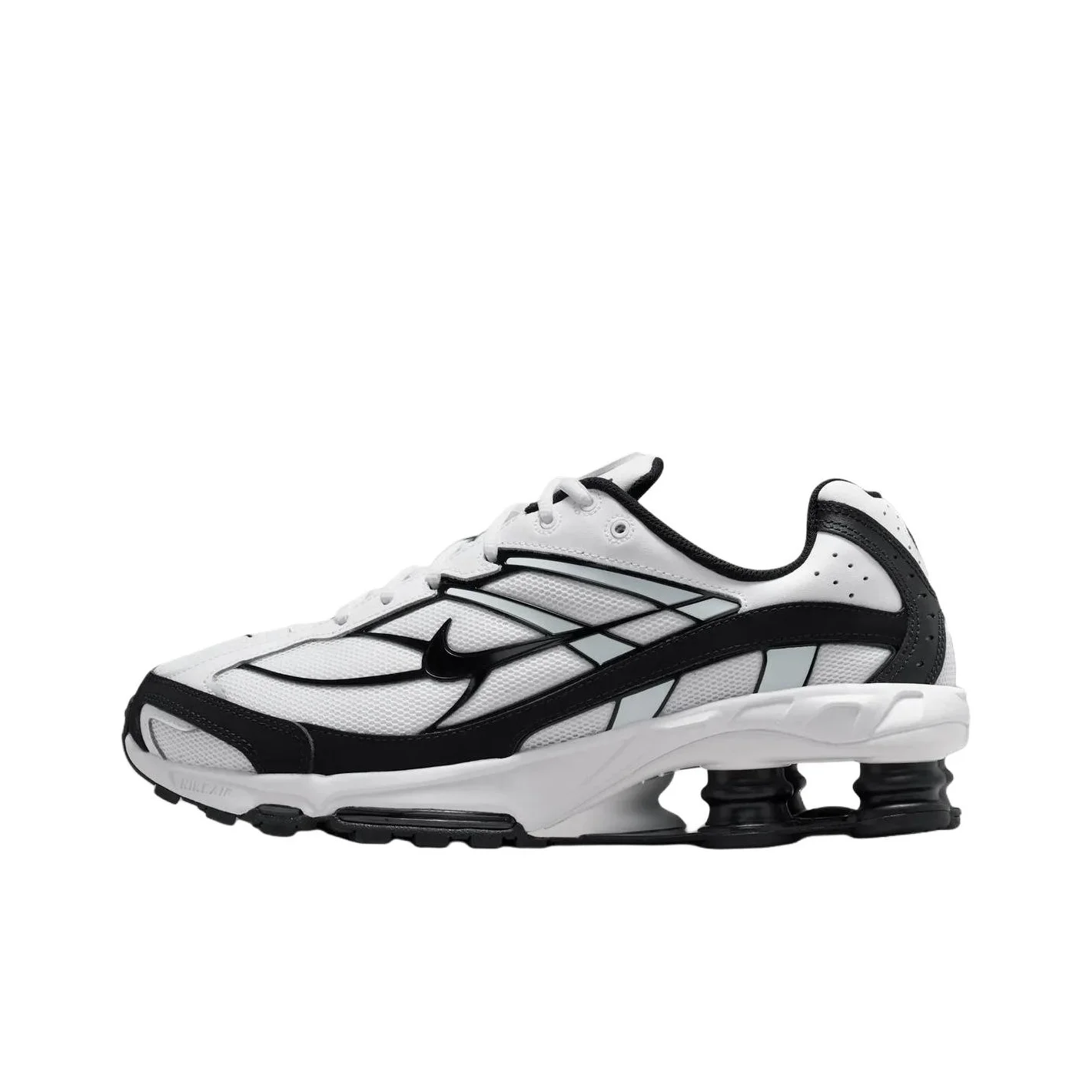 

Nike Shox Ride 2 Breathable Running Shoes Unisex White Black IO4296-100