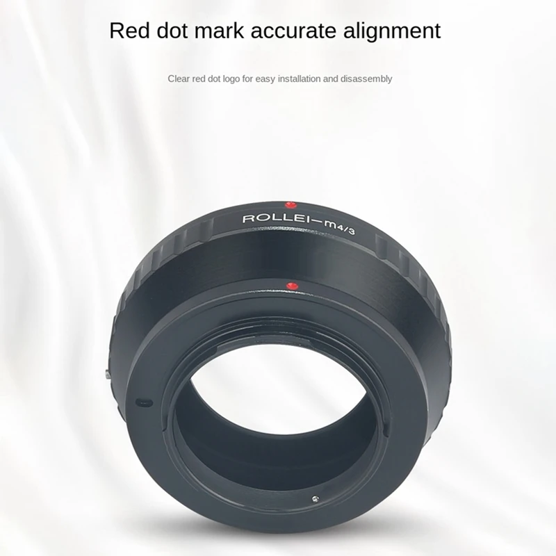 ROLLEI-M4/3 Lens Adapter Ring For Rollei QBM Lens To Olympus Panasonic M4/3