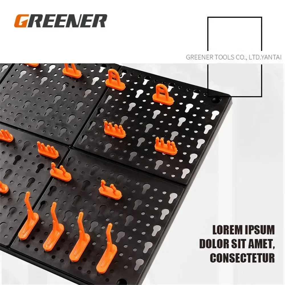 Garage Tool Board 2024 Wall-Mounted Hanging Box Hook Workshop Rack Parts Storage Car Practical Professional Dedicated Hardware