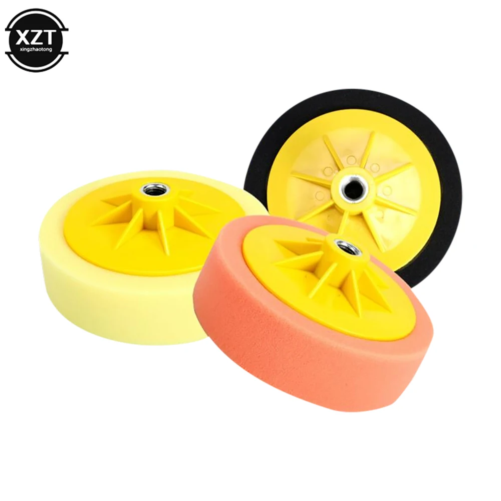 

6 Inches Waxing Sponge Restore Coarse Medium And Fine Screw Polishing Disk Car Beauty Mirror Repair Sponge Wheel Tools M14 Disk