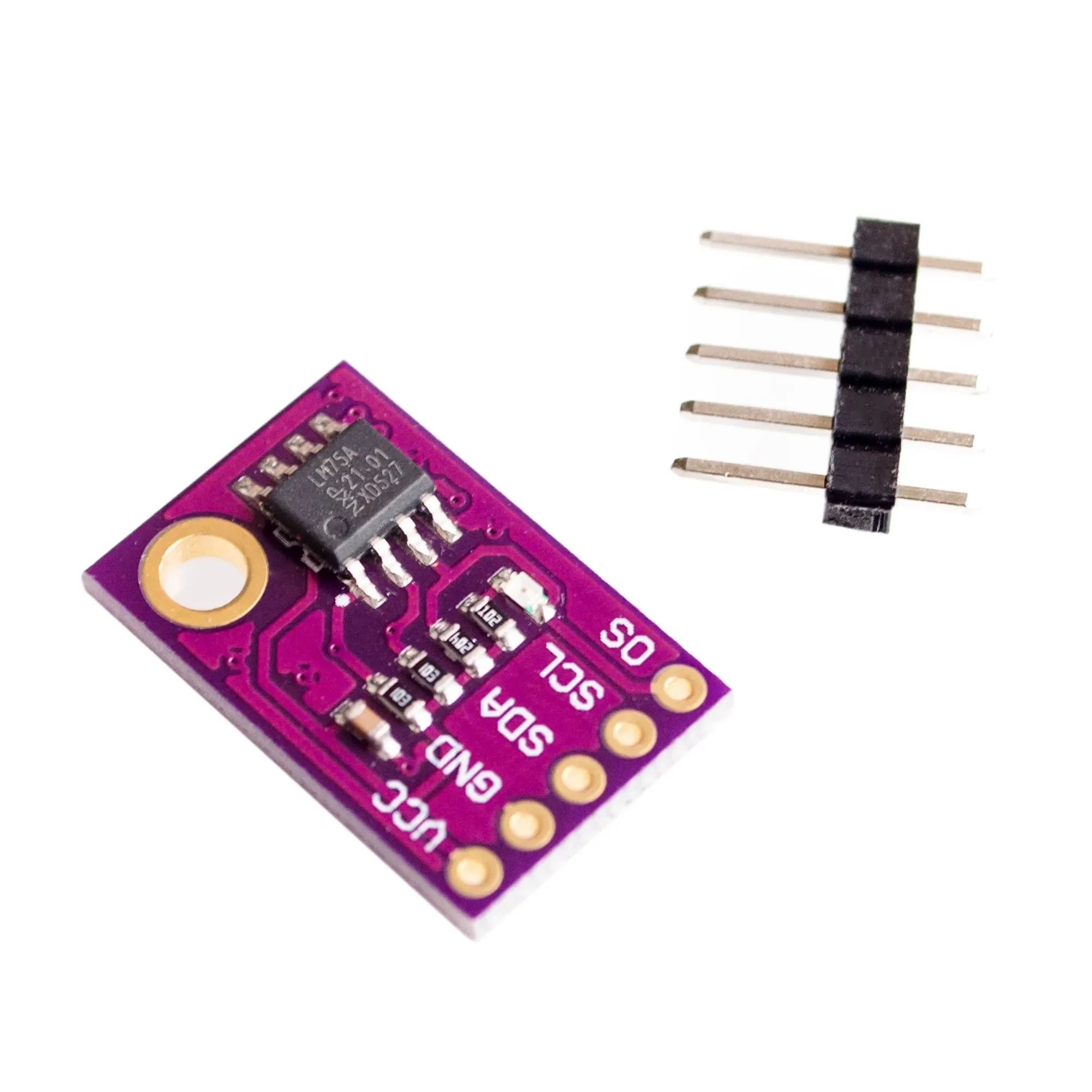 10PCS/LOT LM75 LM75A temperature sensor high speed I2C interface high precision development board module