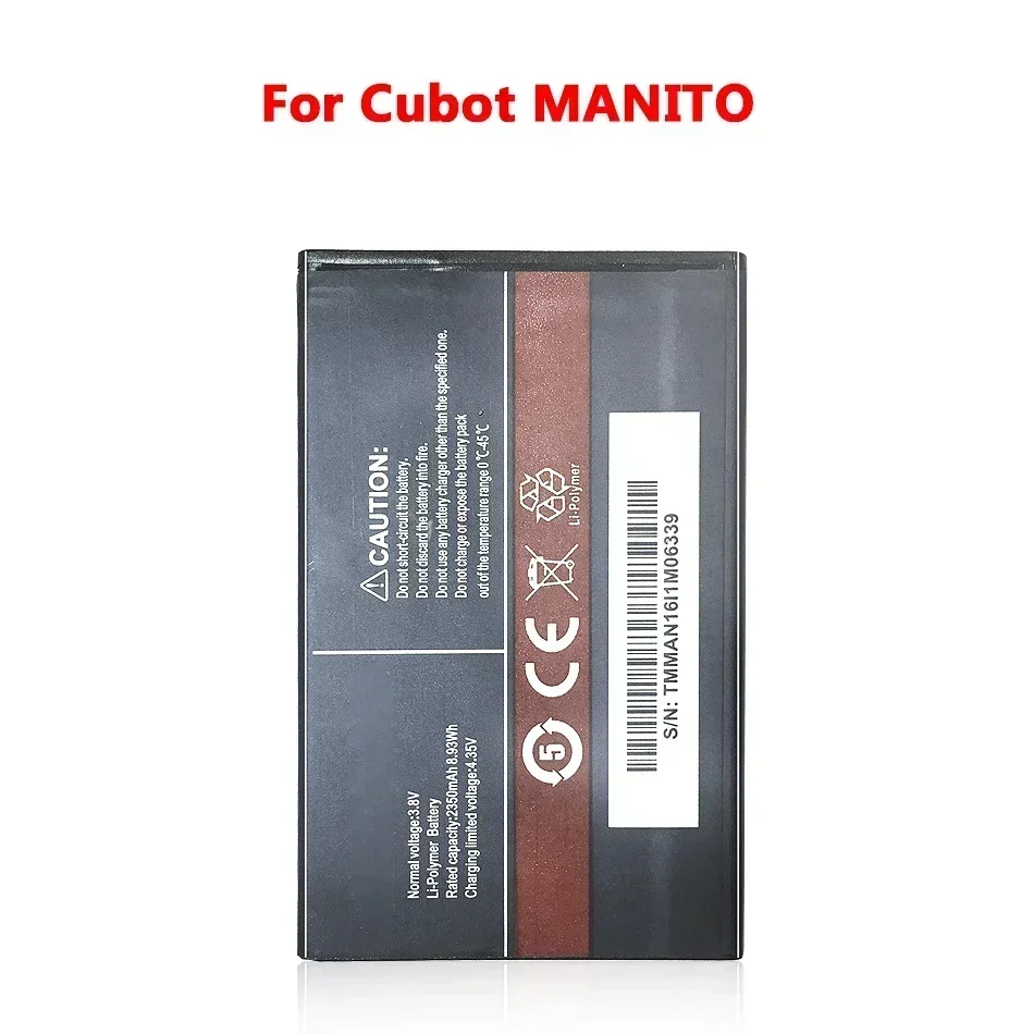 Baterai ponsel untuk Cubot MANITO, 2350mAh