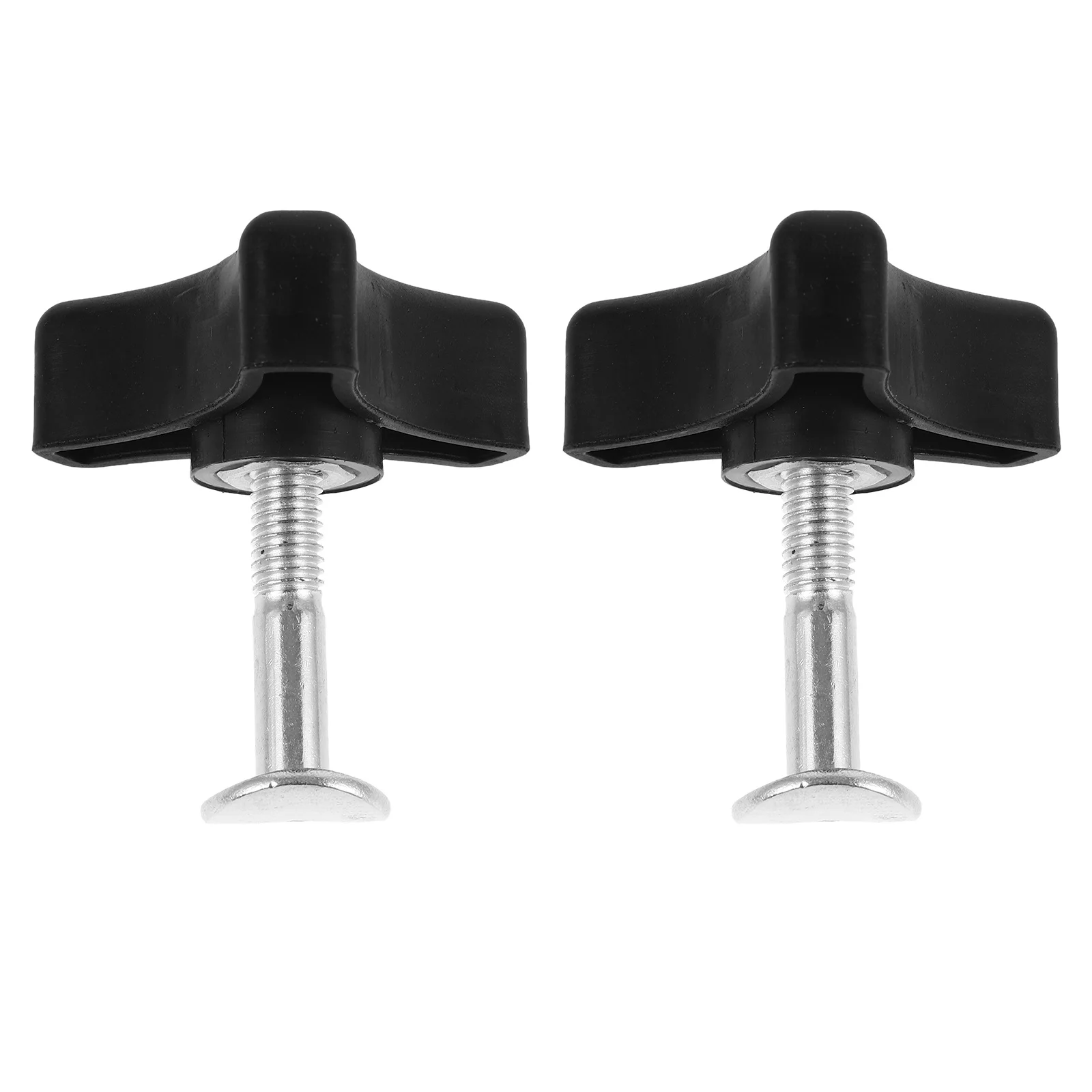 

2Sets Mower Knob Replacement Parts Durable Metal Plastic Handles for Lawn Machine Grass Trimmer Triangle Handle Mower