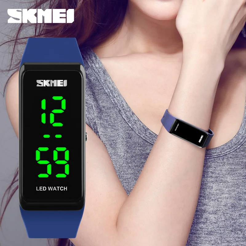 

Skmei Waterproof Student Bracelet LED Electronic Watch Men's and Women's Outdoor Sports Watch