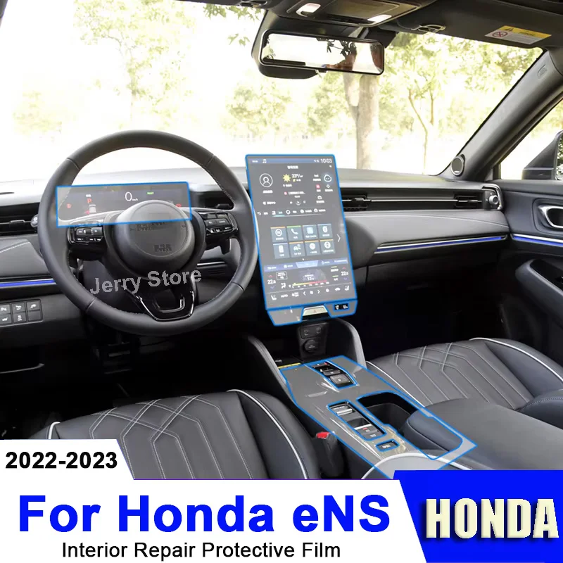 

For Honda eNS 2022-2023 Car Interior Center Console Transparent TPU Protective Film Anti-scratch Repair Car Stickers