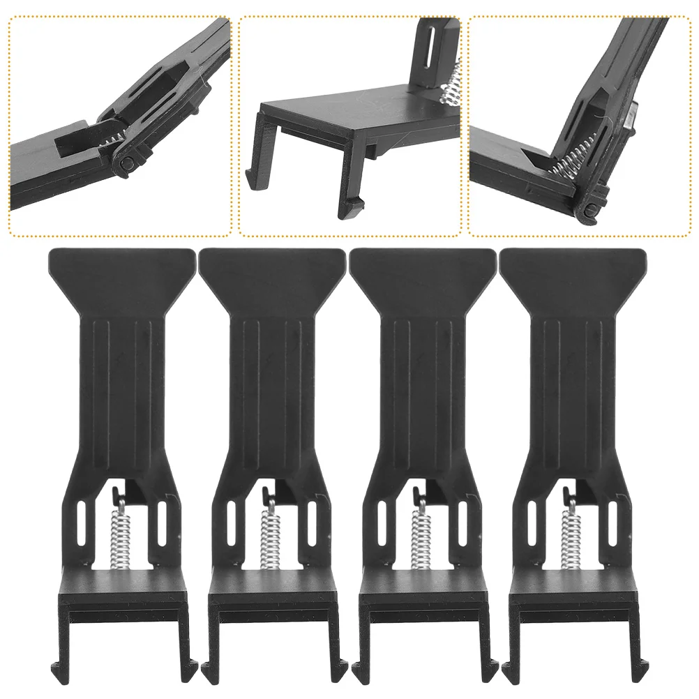 

10 Pcs Cash Register Cashier Box Clip Parts Money Drawer Accessories Clamp Black