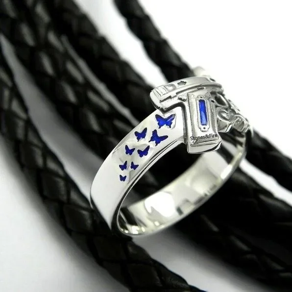 Person 3 Anime Accessories Yuuki Makoto Character Image Ring Woman Fashion Zinc Alloy Rings Man Cosplay Jewelry Friend Gift