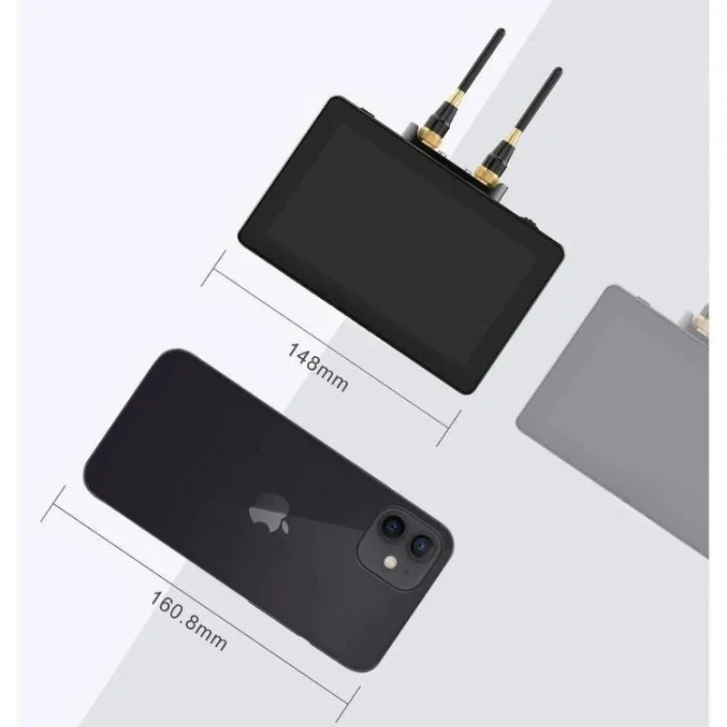 

5,5-дюймовый сенсорный монитор с интегрированной передачей видео на расстояние до 250 метров