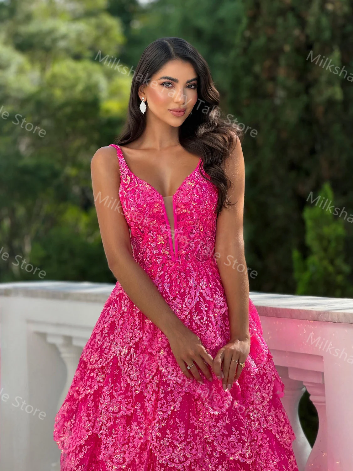 Abiti da ballo fucsia glamour  - Glitter Tablecloth recensione e prezzo