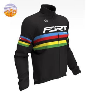 Jaqueta térmica de ciclismo para homens, terno manga comprida, roupa de bicicleta MTB Road Bike, inverno 10 principais vendas roupas masculinas de time - №9