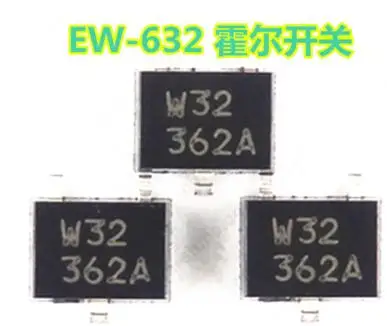 شرائح 10 قطعة/الوحدة EW-632 W32 SOT-23 AKE ثنائي القطب قاعة التبديل مزلاج قاعة عضو جديد الأصلي التسليم الفوري في المخزون
