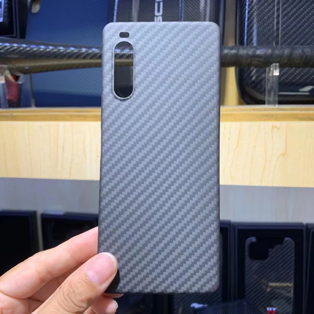Защитный чехол из настоящего углеродного волокна для Sony Xperia 10 IV 5G, ультратонкий деловой чехол из арамидного волокна sony xpreia 10 iv, матовый чехол для телефона