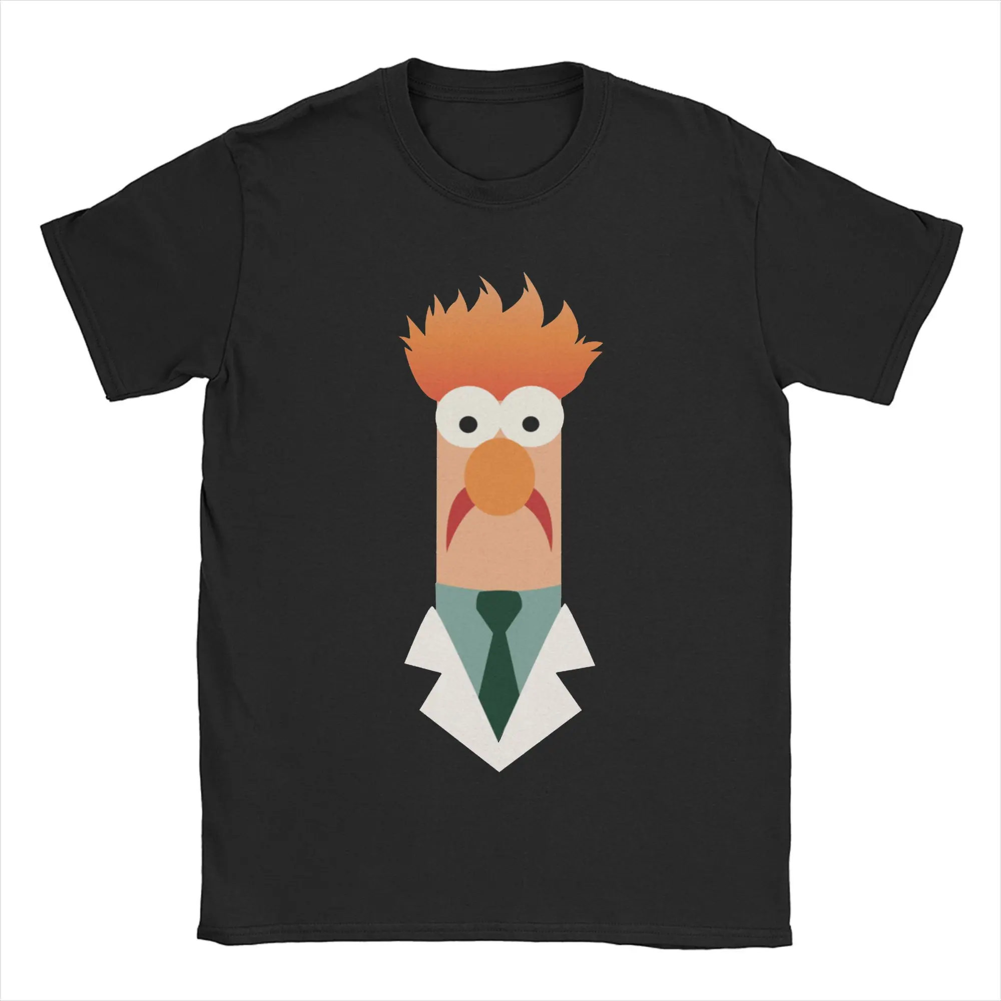 Men's Beaker Muppets T Shirt  Cotton Tops Novelty Short Sleeve Round Neck Tees New Arrival T-Shirt