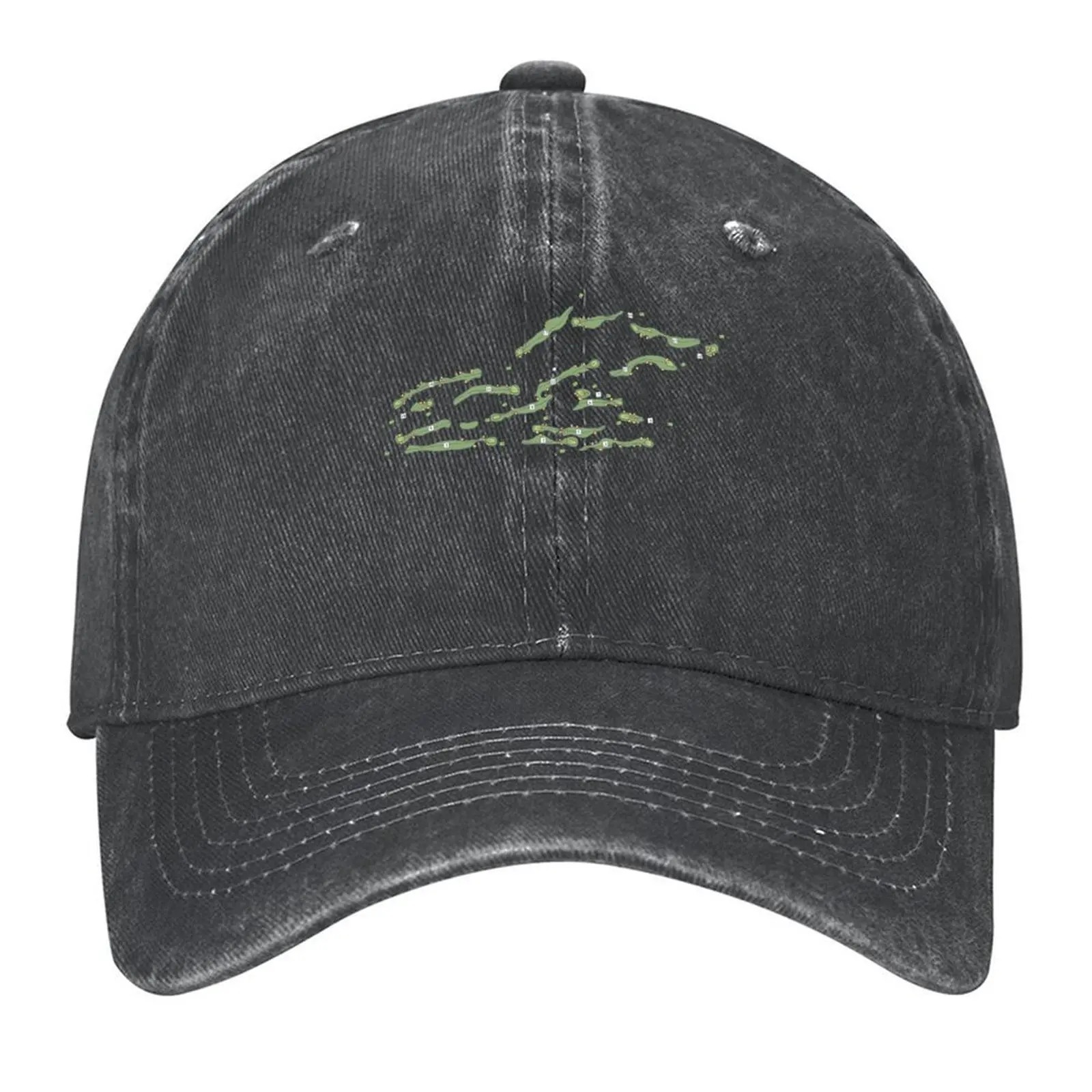 

Royal County Down Golf Course Graphic Map Baseball Cap luxury caps Beach Bag golf hat genuine Funny hats Men Golf Wear Women's