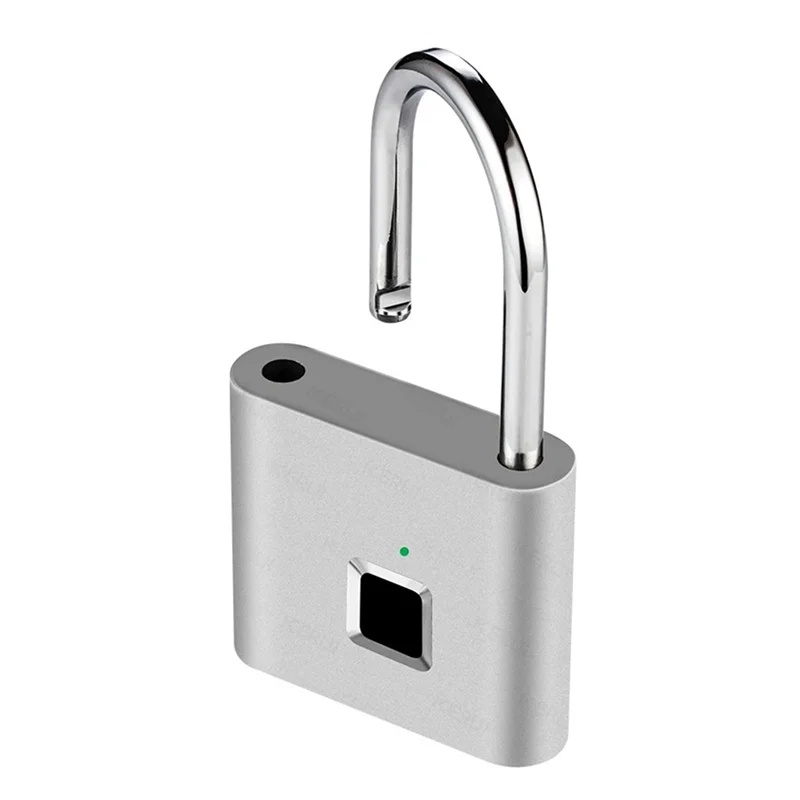 IDUD Keyless USB Charging Fingerprint Lock Smart Padlock Waterproof Door Lock Portable Anti-Theft Padlock
