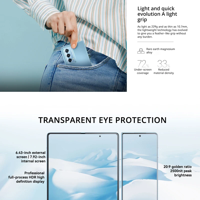 栄誉-MagicVs2折りたたみ式携帯電話,5g,snapdragon 8 plus,5000mahバッテリー,12GB, 16GB RAM, 256GB, 512GB ROM, Android, NFC,新規