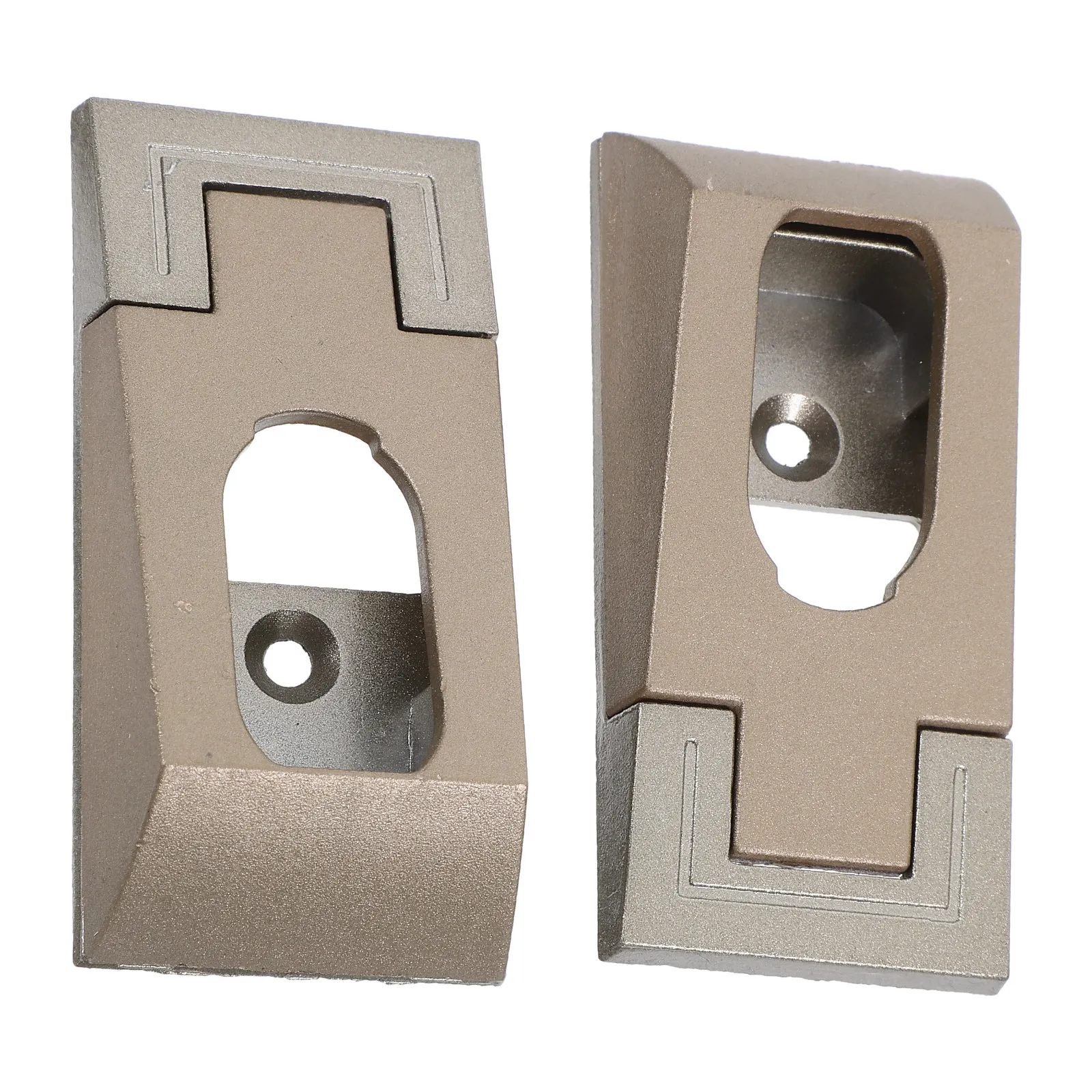 4 Pcs Oval Closet Rod End Supports 3.3 Inch Closet Rod Support Hanging Organizer Made System Brackets Heavy Duty End Bracket