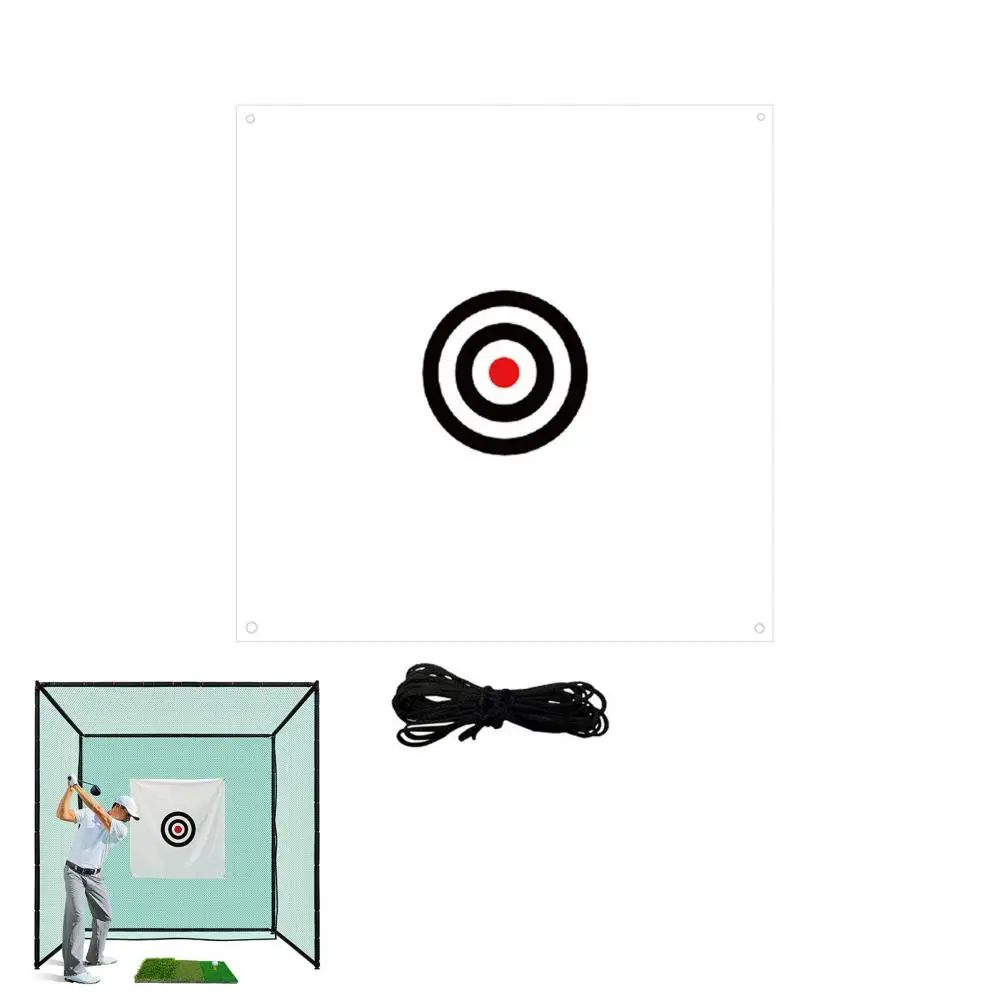 Golf Hitting Net 57 X 59 Golf Target Cloth Replacement Silent Practice Hitting Net Indoor Outdoor Training Aid with for Golf