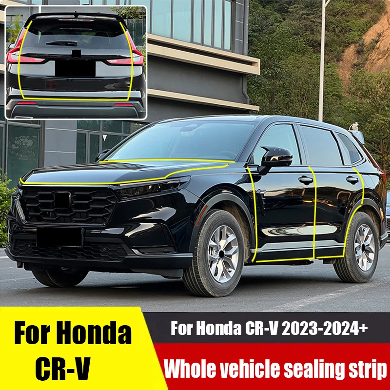 For Honda CR-V 2023Sealing strip whole door sound insulation strip dustproof waterproof and noise reduction modified accessories