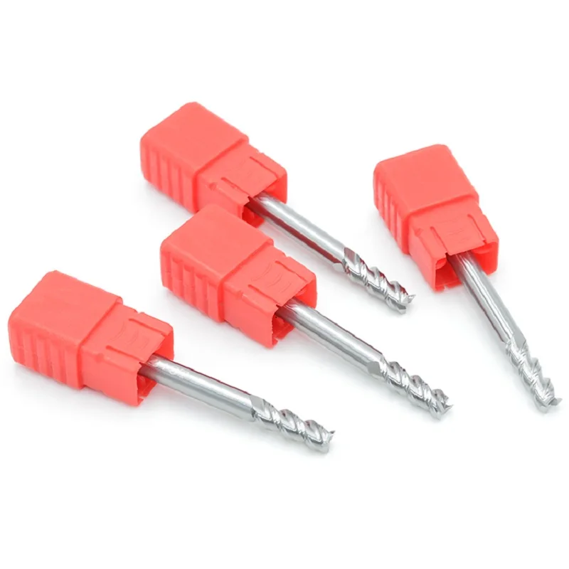 HRC55 Milling Cutter Alloy Coating Tungsten Steel Tool By Aluminum Cnc Maching 3 Blade Endmills Top Milling Cutter Wood Milling