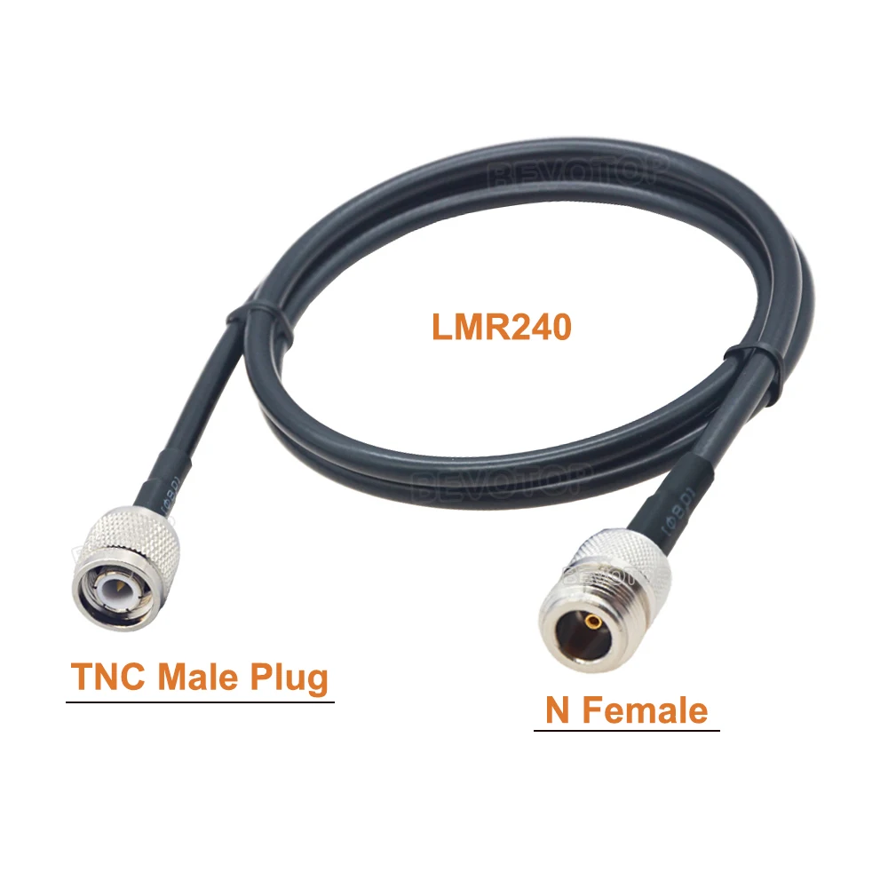 Câble de raccordement Coaxial LMR240 50-4 TNC mâle à N Type mâle/femelle LMR-240, queue de cochon, faible perte, 50 Ohm RF, rallonge