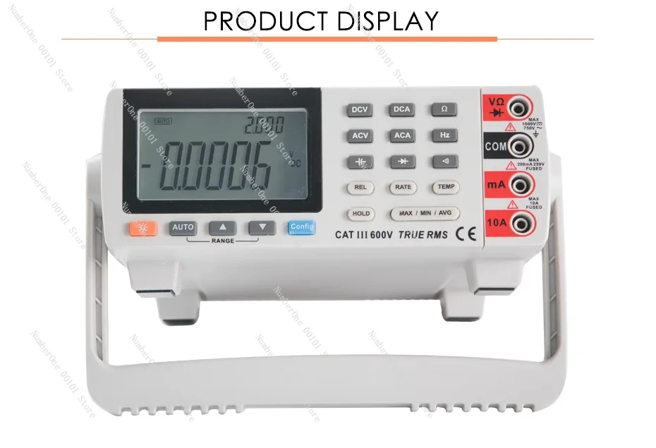 8145C Digital Multimeter 22000 Counts Bench Top True RMS 1000V 10A Desktop Multimetro Tester Volt Amp Ohm Capacitance Hz