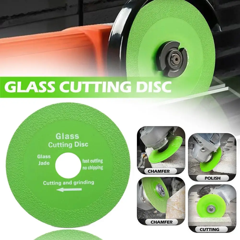 100mm Glass Cutting Disc Diamond Marble Saw Jade Crystal Bottles Grinding Cutting Wholesale Tool Grinding Wine Disc X3D1