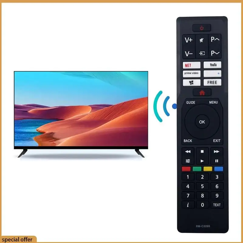 

A68Z Replace RM-C3266 Remote Control For JVC RM-C3266 LCD TV Remote Control
