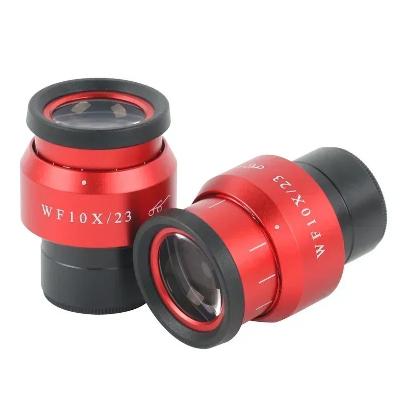 WF10X/23 WF10/24 WF20X WF30X Adjustable Widefield Microscope Eyepiece 30mm Diameter Trinocular Binocular Stereo Microscope Lens