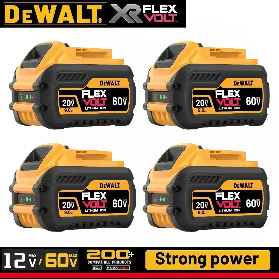 

Оригинальные аккумуляторы Flexbolt для электроинструментов DeWalt: DCB200 MAX, DCB606, DCB205, DCB206, DCB209, DCB182, 20В/60В, 9000мАч