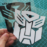 12cm Autobot Transformers Car Stickers Rear Window Windshield Helmet Tablet Camper Van Skateboard Motorcycle Decals