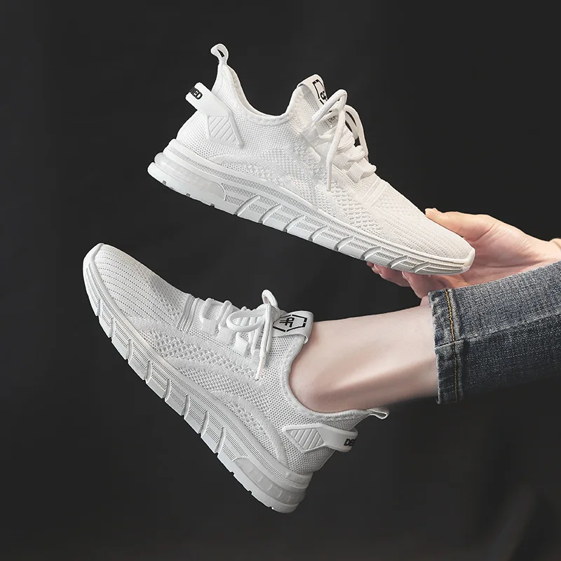 New Women Sneakers Girl Candy Color Lightweight Casual Sport Running Shoes Breathable Knit Cool 6 Colors Trainers