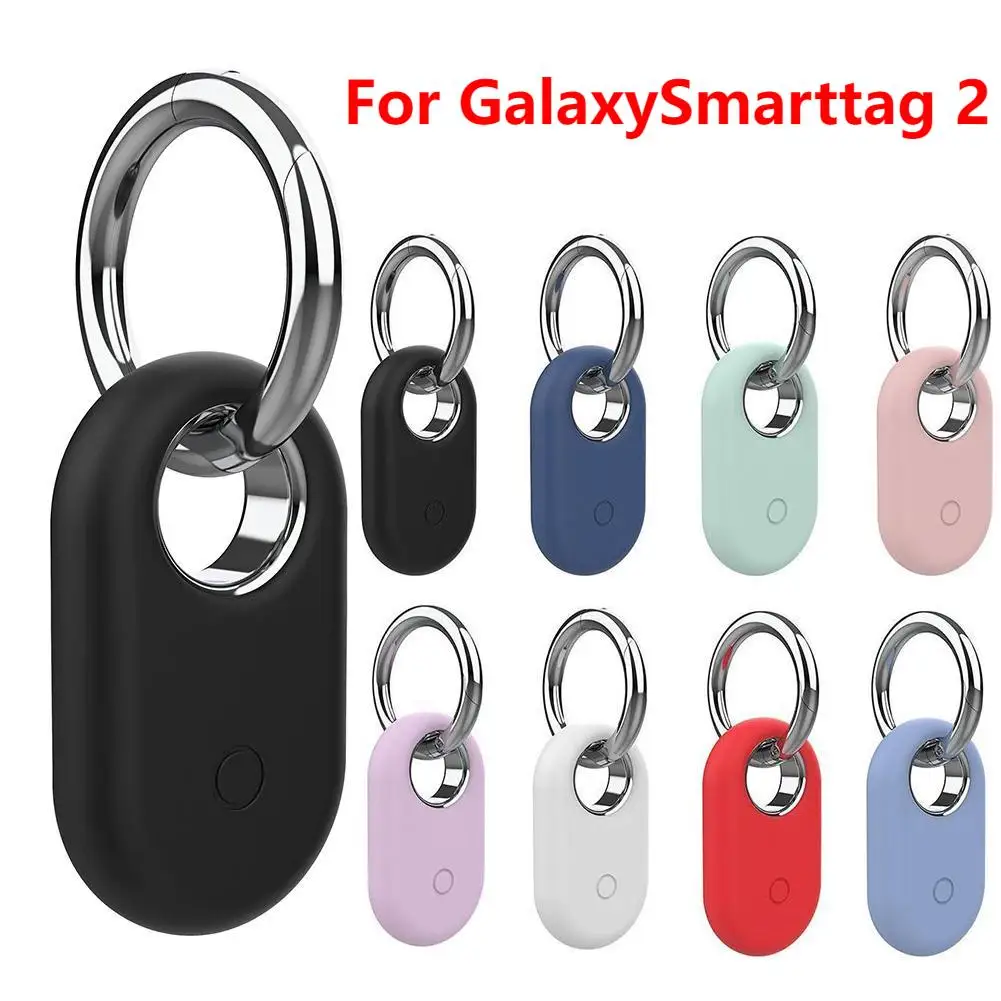 For Galaxy SmartTag2 Protective Case Skin Cover for Samsung Galaxy Smart Tag Holder Cover Waterproof Silicone Case for SmartTag2