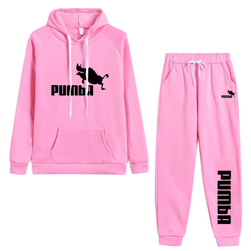 Jogging Two Piece Set for Women Sweatshirt New Women\'s Tracksuit Hooded Fashion Suit Casual Comfortable Quality Daily Drawstring