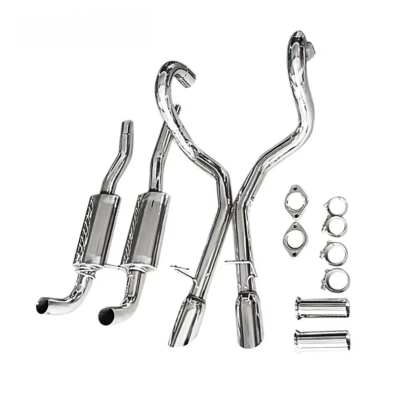 Dual Catback Exhaust for 94-98 For*d Mustang V8 4.6 5.0L ONLY 3.5